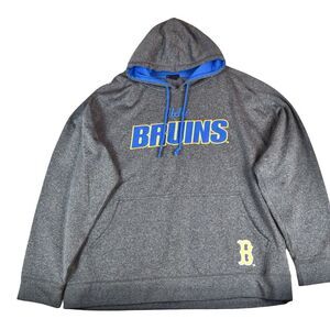 UCLA Bruins Hoodie Mens 2XL Gray Champion Elite Pullover Embroidered Logo Thick